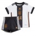 Maillot de foot Allemagne Jamal Musiala #14 Domicile vêtements enfant Monde 2022 Manches Courtes (+ pantalon court)